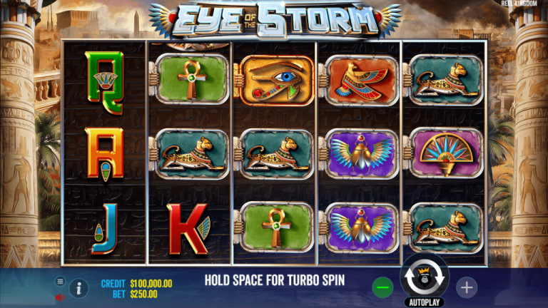 การชนะรางวัลเกมสล็อต Eye of the Storm