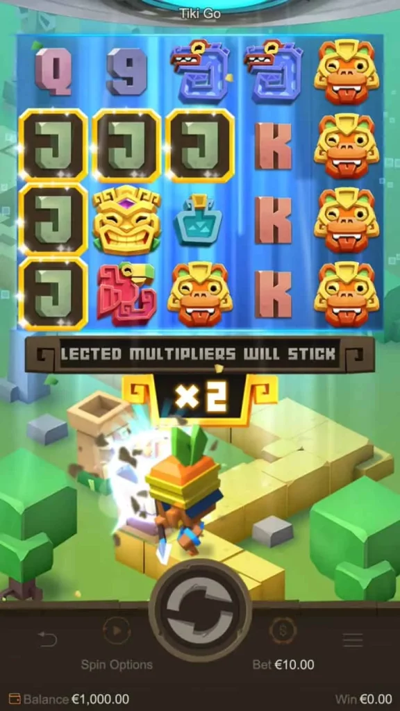 ฟีเจอร์ต่างๆภายในเกม Tiki Go 3