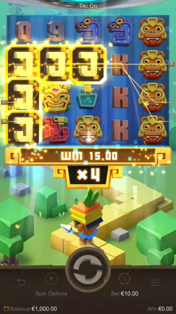 ฟีเจอร์ต่างๆภายในเกม Tiki Go 4