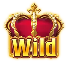 สัญลักษณ์ Wild สล็อตเพชร Majestic Treasures