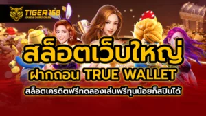 สล็อตเว็บใหญ่ ฝากถอน true wallet สล็อตเครดิตฟรี ทดลองเล่นฟรี ทุนน้อยก็สปินได้