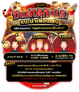 รับเครดิตฟรี! แนะนำเพื่อนเล่น มีแต่ได้กับได้